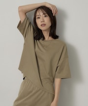 【きれいめTシャツ/セットアップ可】ヴィンテージライクプルオーバー
