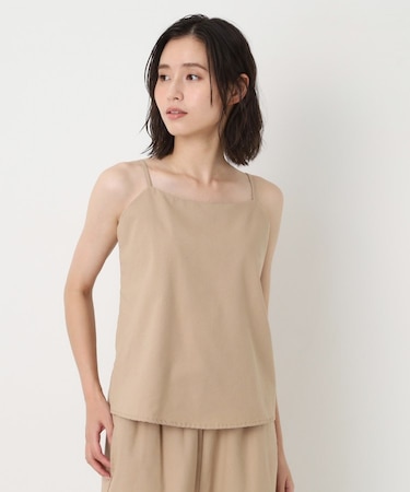 綿麻レイヤードキャミソール