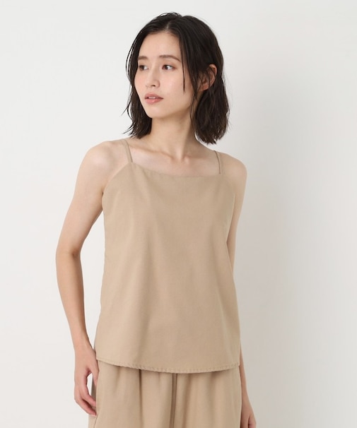 綿麻レイヤードキャミソール