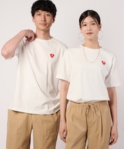 ハートモチーフ シェア Tシャツ