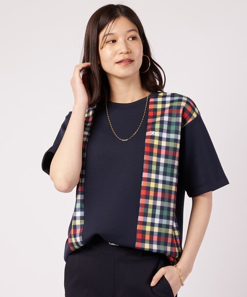 パーマーチェック ドッキング シェアTシャツ