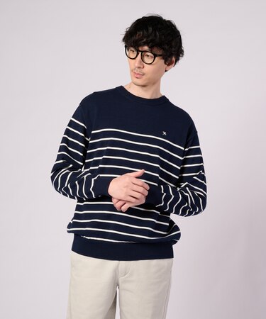 3SEDAIKNITシェアプルオーバーニット