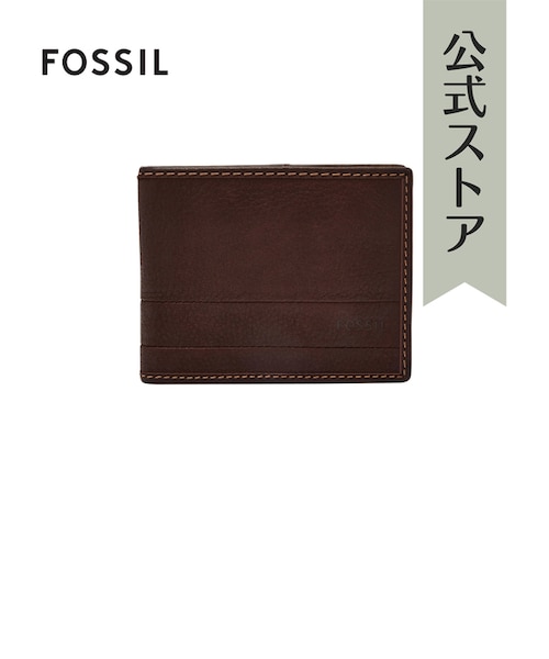 フォッシル 三つ折り財布 ジェイデン レザー トライフォールド 