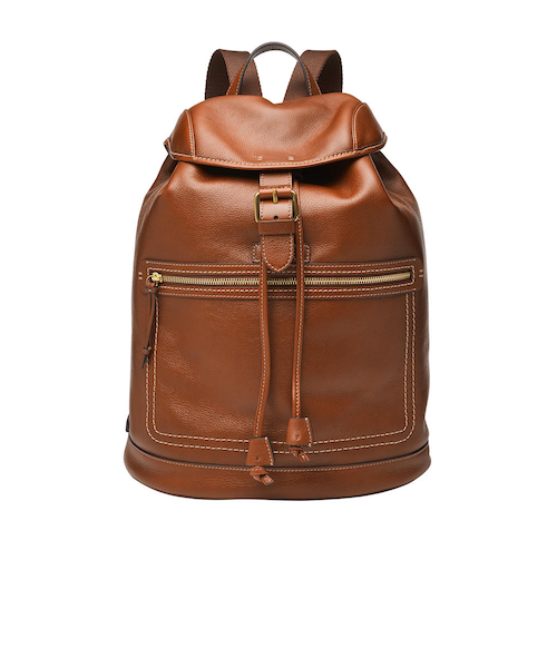 ミーミ【新品未使用】　FOSSIL 皮リュック ミーミ様専用【新品未使用】 FOSSIL 皮リュック