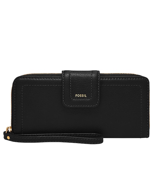 Fossil フォッシル カードケースレディース マディソン クラッチ ブラック FOSSIL（フォッシル）の「MADISON ZIP CLUTCH SWL2745387（その他小物