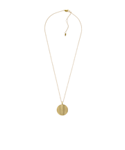 Harlow Linear Texture Gold-Tone Stainless Steel Chain Necklace JF04534710