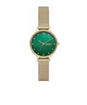 30mm ANITA LILLE 三針 ゴールドトーン ステンレススチールウォッチ