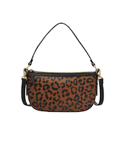 JOLIE レザー スモールクロスボディバッグ ブラウン ZB11098234