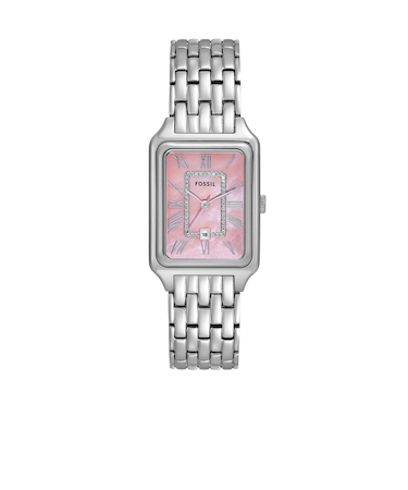 26mm RAQUEL 三針デイト ステンレススチールウォッチ