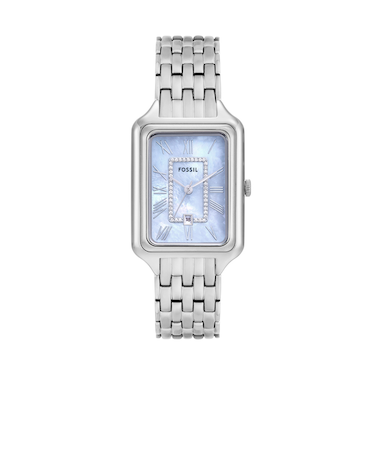 26mm RAQUEL 三針デイト ステンレススチールウォッチ