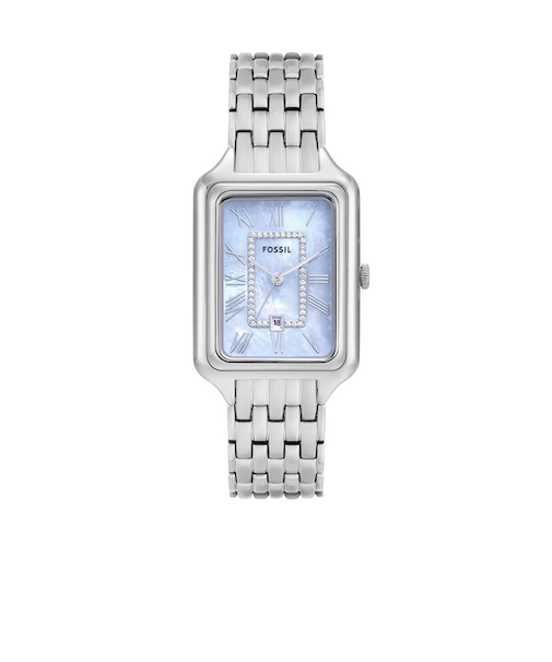 26mm RAQUEL 三針デイト ステンレススチールウォッチ