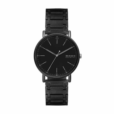 40mm SIGNATUR 三針デイト ミッドナイト ステンレススチール ブレスレットウォッチ