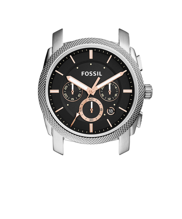 時計ヘッドのみ MACHINE クロノグラフ ステンレススチールウォッチケース