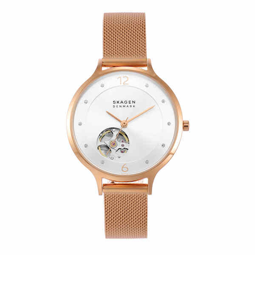 自動巻き 腕時計 36mm ローズゴールド 36MM ANITA AUTOMATIC ローズゴールドトーン ステンレススチール