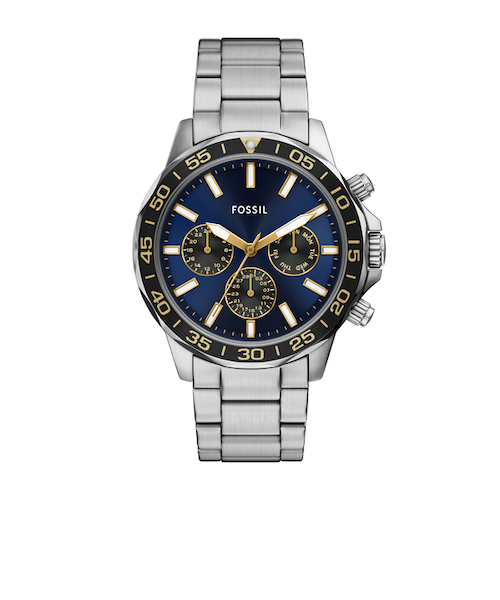 BANNON マルチファンクション ステンレススチールウォッチ｜フォッシル