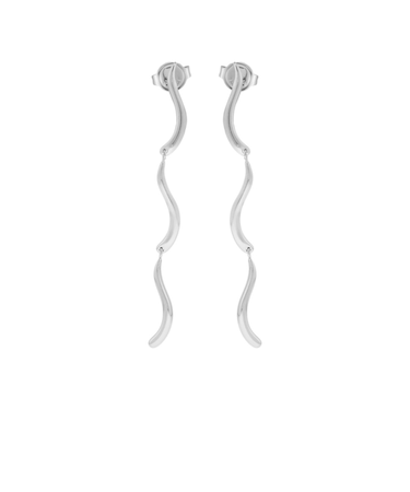 ESSENTIAL WAVES レディース ピアス シルバー SKJ1792040