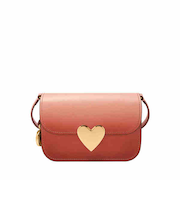 LENNOX  斜めがけバッグ レディース レザー レッド ZB11118633