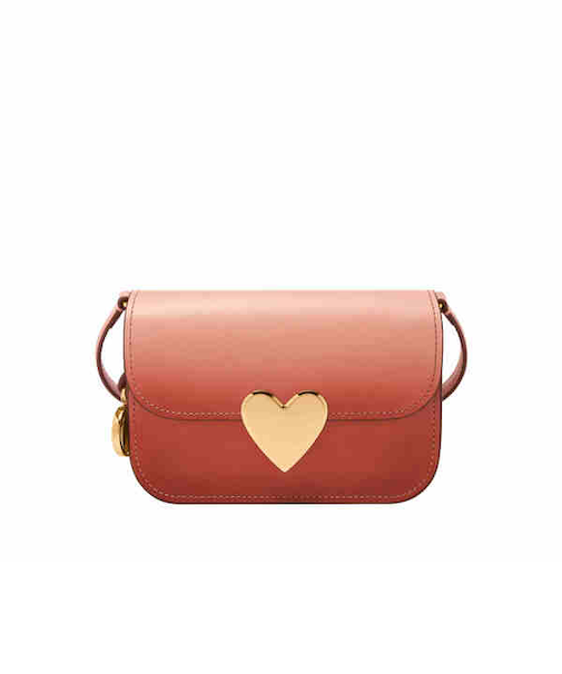 LENNOX 斜めがけバッグ レディース レザー レッド ZB11118633