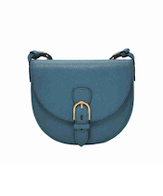 EVERLEIGH 斜めがけバッグ レディース レザー ブルー スマホ収納可 ZB11068106