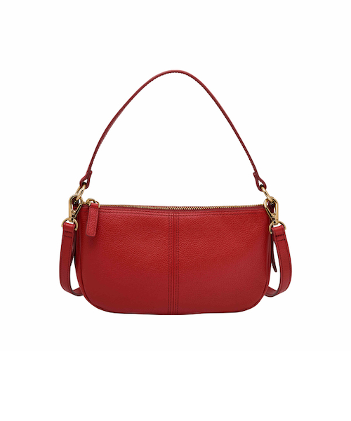 かんみボルドーXS JOLIE 斜めがけバッグ レディース レザー レッド スマホ収納可
