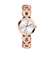 32mm Kerrigan 三針 ローズゴールドトーン レディース ステンレススチールウォッチ