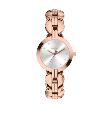 32mm Kerrigan 三針 ローズゴールドトーン レディース ステンレススチールウォッチ