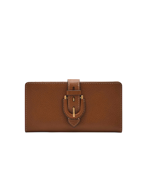 フォッシル 二つ折り財布 レディース レザー ブラウン  SL10032200