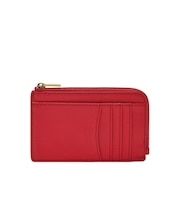 フォッシル カード入れ レディース レザー レッド  SWL2878600