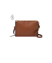 フォッシル 斜めがけバッグ レディース PU ブラウン スマホ収納可 ZB1697200