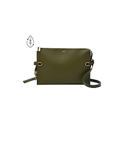 フォッシル 斜めがけバッグ レディース PU オリーブ スマホ収納可 ZB1697376