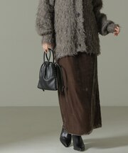 ベロアナロースカート