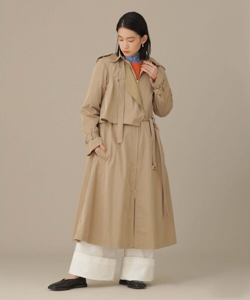 6x1 COPENHAGEN／ビッグフラップトレンチコート｜ナノ_ユニバースの