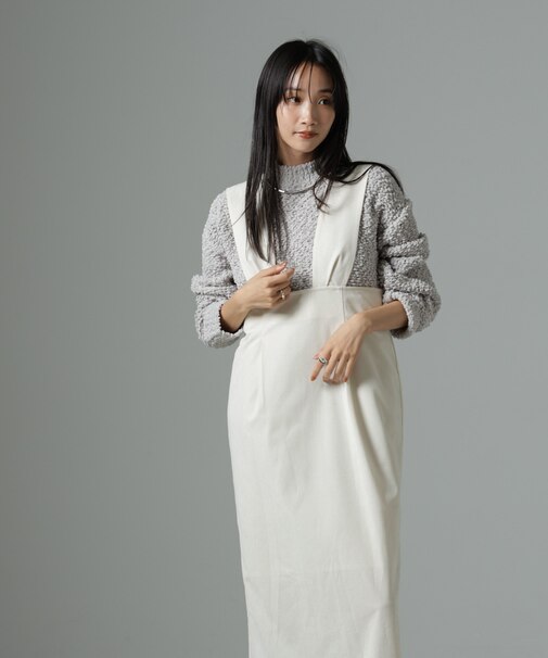 マイクロコールナロージャンパースカート(セットアップ可)