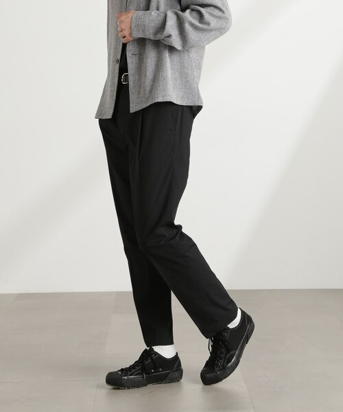 【ご購入の方のみ】ダークグレー１脚 TCクールマックス ワンタックスラックス｜ナノ_ユニバースの