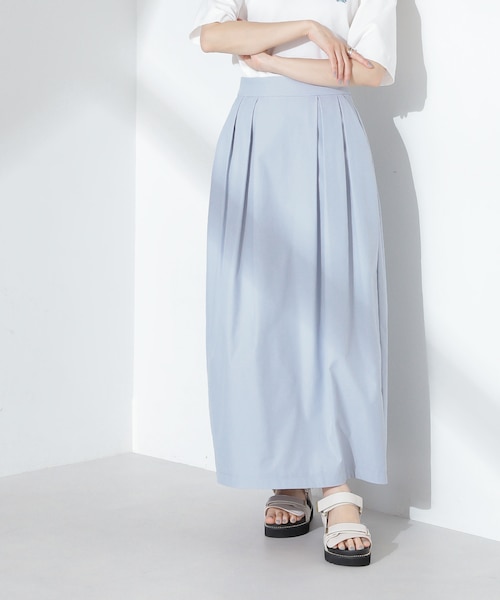 【新品タグ付】OMMO イレギュラー タック コクーンスカート タックコクーンスカート｜ナノ_ユニバースのアウトレット通販