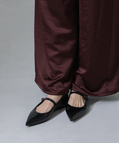 FABIO RUSCONI／ポインテッド ストラップパンプス