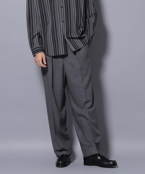 2タックテーパードスラックス｜ナノ_ユニバースのアウトレット通販