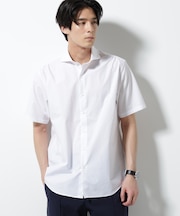 「N shirt」 速乾 ホリゾンタルカラーシャツ半袖