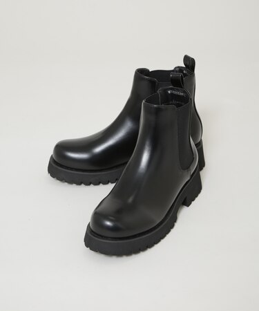 ボリュームソールサイドゴアブーツ