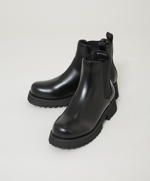 ボリュームソールサイドゴアブーツ