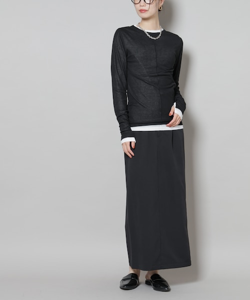 シープスキン ロングスカートスーツ シープスキン ロングスカートスーツ レディース