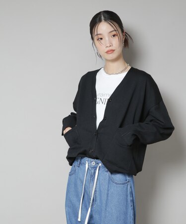 毛玉抑制ニットカーディガン(セットアップ可)