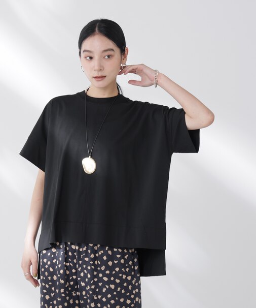 NANOFINE強撚コットンワイドTシャツ