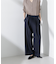 トロストレッチレイヤードタックワイドパンツ（セットアップ可）