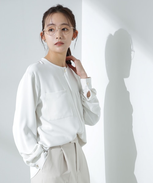 Wポケットブラウス｜ナノ_ユニバースのアウトレット通販｜三井