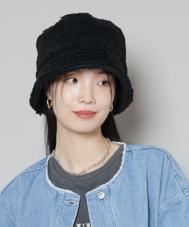 Healthknit／別注ボアバケットハット