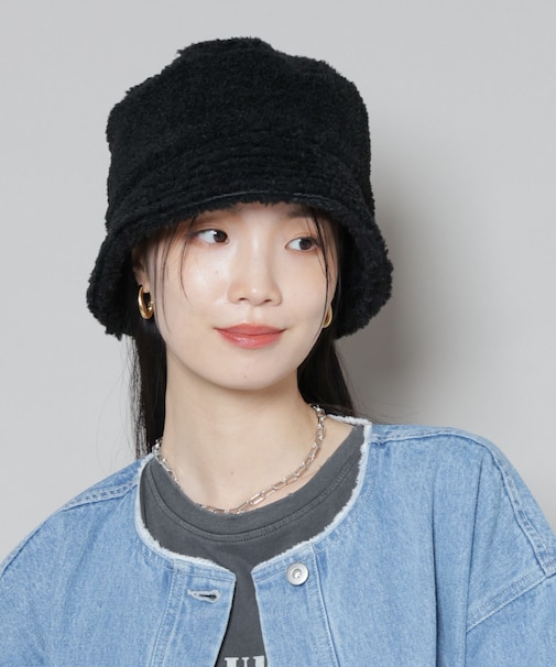 Healthknit／別注ボアバケットハット