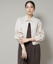 レースボンディングシャツブルゾン