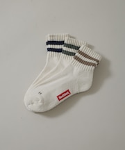 Healthknit／シンカー2本ライン ソックス 3足SET