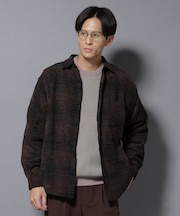 モールチェックシャツ 長袖